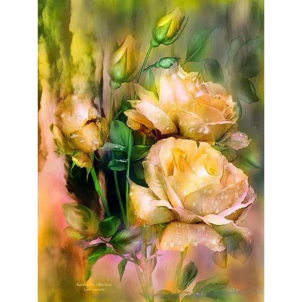 Flower - Full Square - Diamond Painting