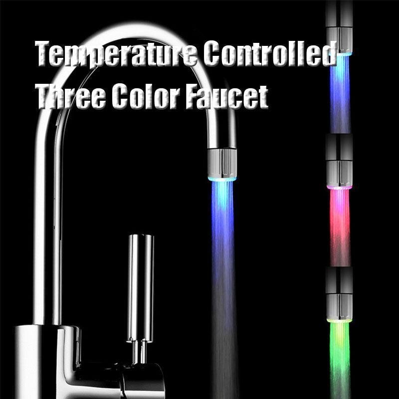Temperature Controlled Three Color Faucet