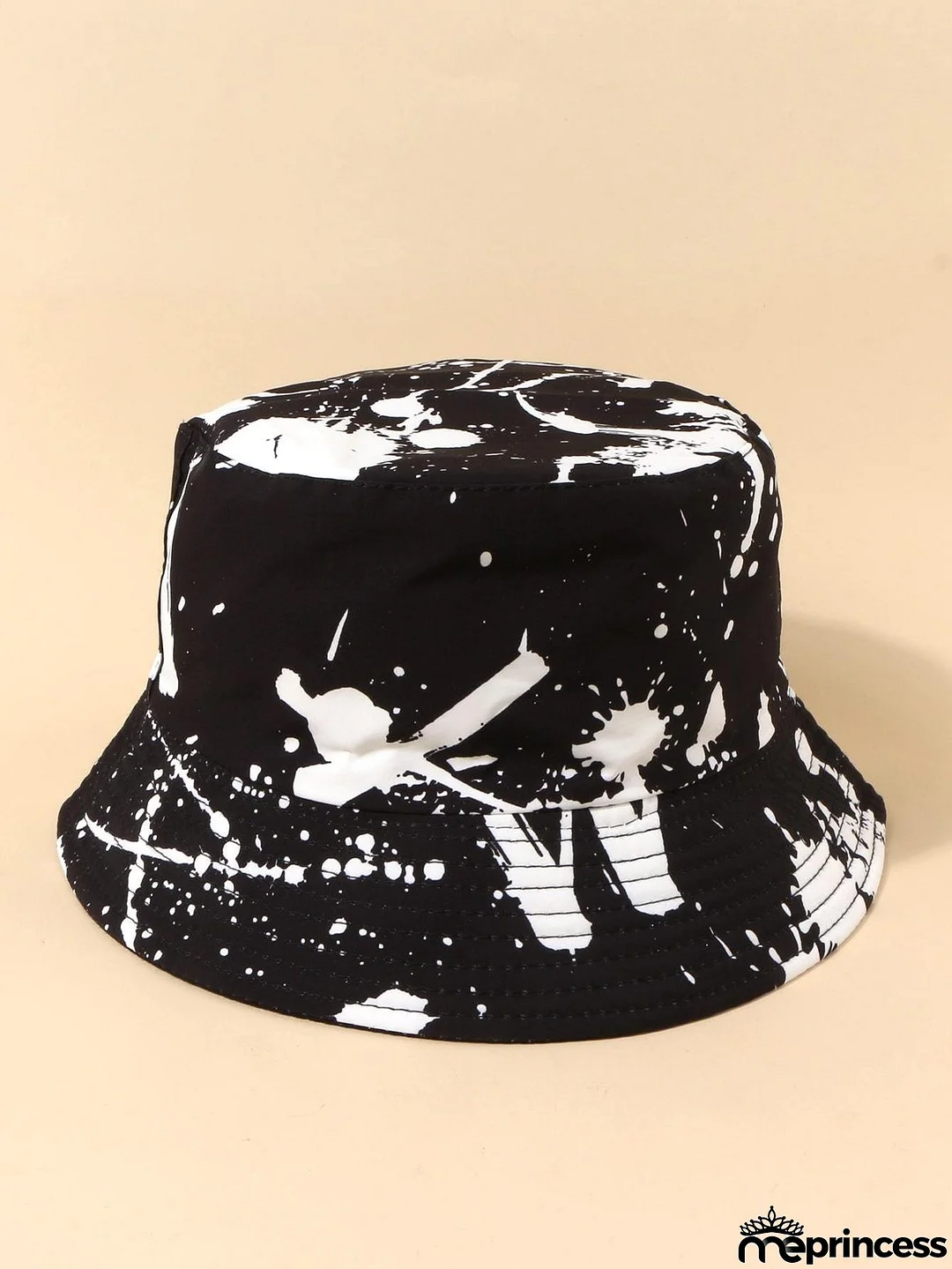 Ink Print Bucket Hat for Women