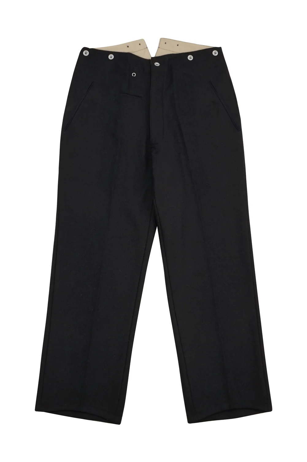   Polizei German Black Wool Service Trouser German-Uniform