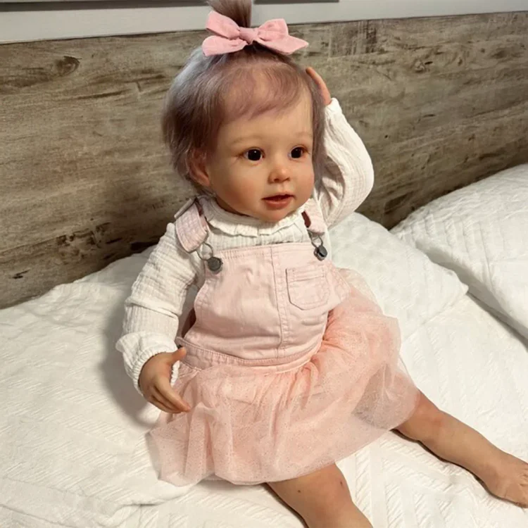  20" Reborn Baby Toddler Dolls Baby Girl Doll Toy Nallina with Delicate Reborn Gift - Reborndollsshop®-Reborndollsshop®