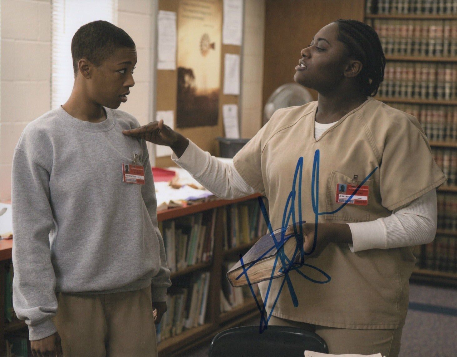 GFA Orange is the New Black * DANIELLE BROOKS * Signed 8x10 Photo Poster painting D4 PROOF COA