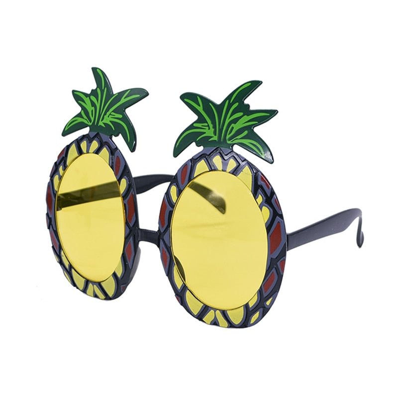 1pc Hawaii Tropical Party Sunglasses Flamingo Hawaiian Luau Pool Beach Party Decoration Supplies Pineapple Funny Glasses