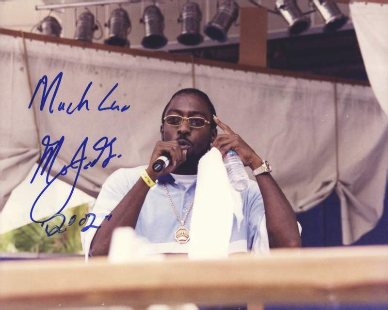 MJG M.J.G. authentic signed rap 8x10 Photo Poster painting W/Certificate Autographed (A0936)