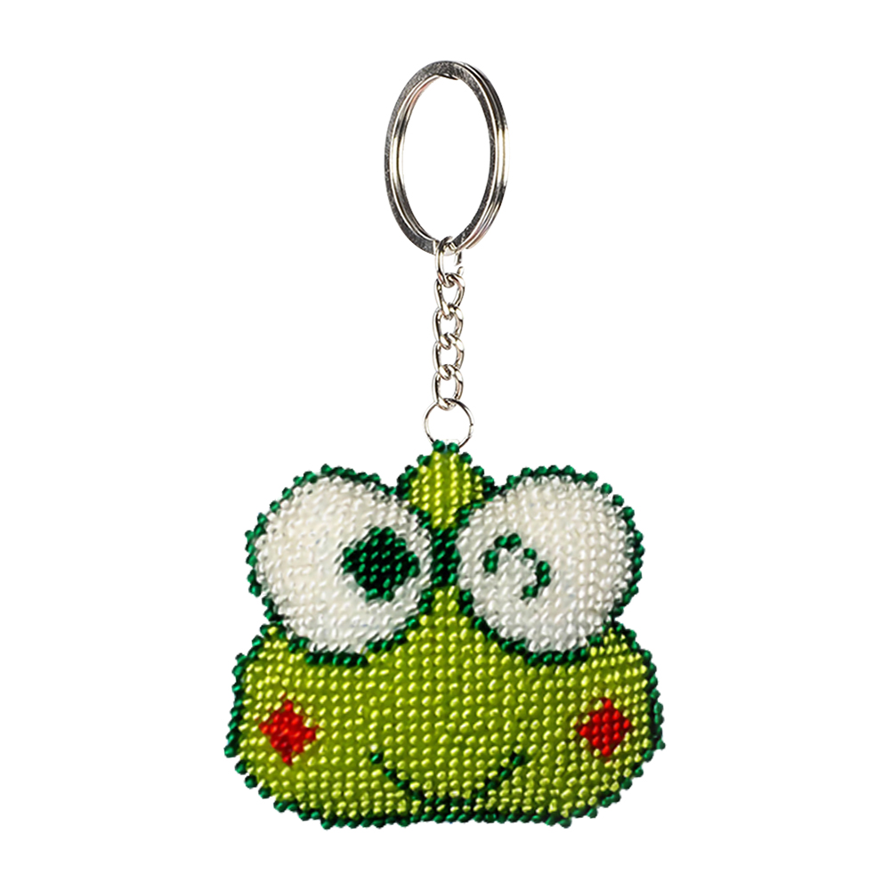 

Frog - Bead Embroidery - Keychain, 501 Original