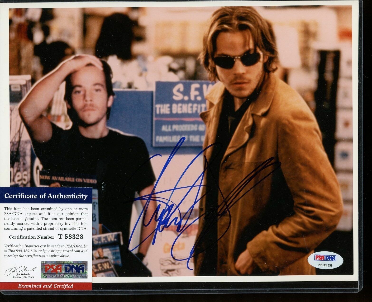 Stephen Dorff as Cliff Spab in S.F.W. signed 8x10 autographed Photo Poster painting PSA COA