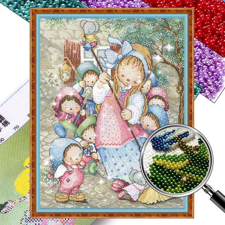 Snow White (53*67cm) 9CT Bead embroidery gbfke
