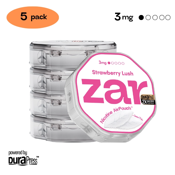 zar AirPouch Strawberry Lush 3mg - 1 Roll