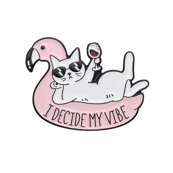 Foto del pin Gato Flamenco Cool