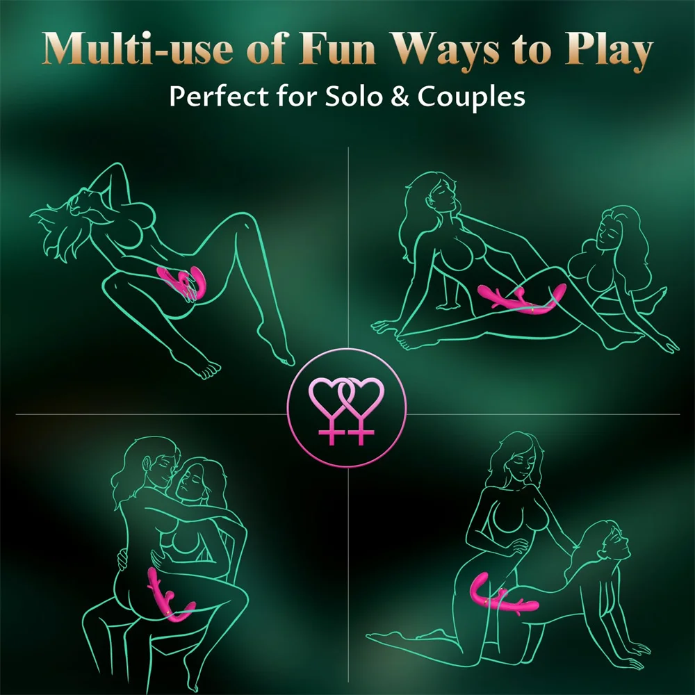 Lesbian G-spot Vibrator 10 Modes Flappig Wearable Clitoral Stimulator With Remote Control