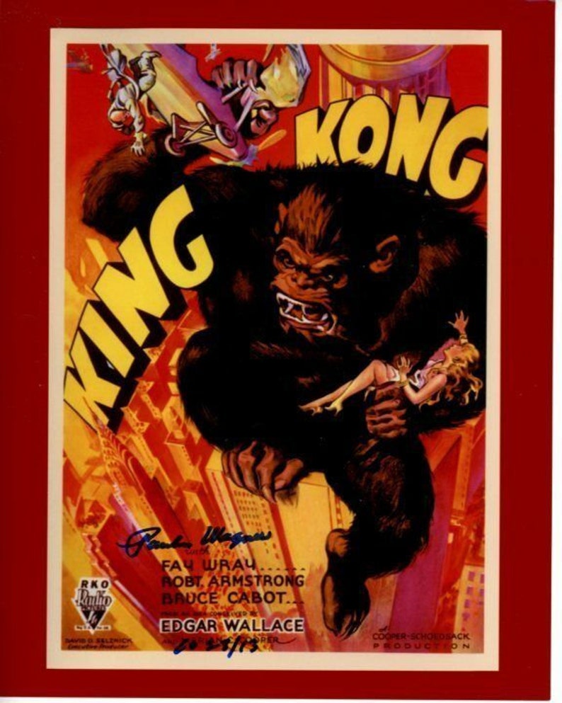 Pauline wagner signed autographed king kong Photo Poster painting