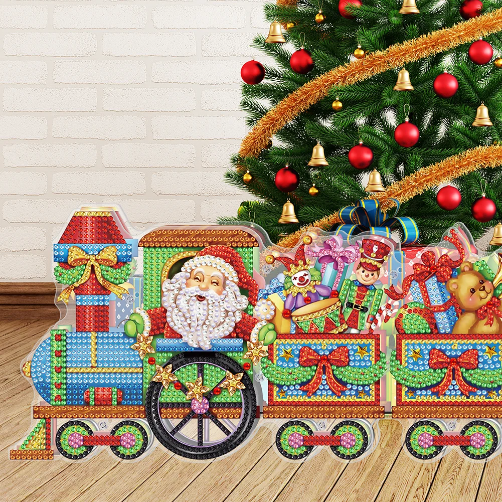 DIY Diamond Painting Nightlight Drilling Lamp - Gift Train