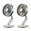 360&deg; Rotatable Folding Desktop Metal Fan Rechargeable