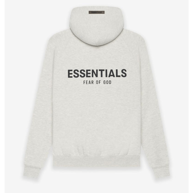 Fog Fear of God Essentials Hoodie Fog Back Stereo Alphabet plus Velvet Hoodie