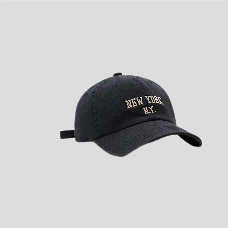 NEW YORK Unisex Baseball Cap Sports Sun Hat Top Kpop Soft Snapback Retro Hip-Hop Cotton Hats