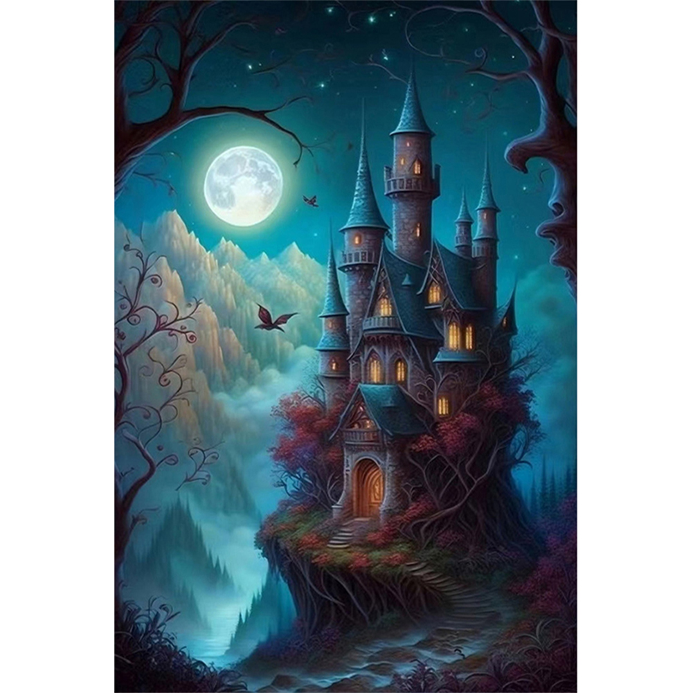 Castle-Paint by Numbers-16"x24"/40*60cm