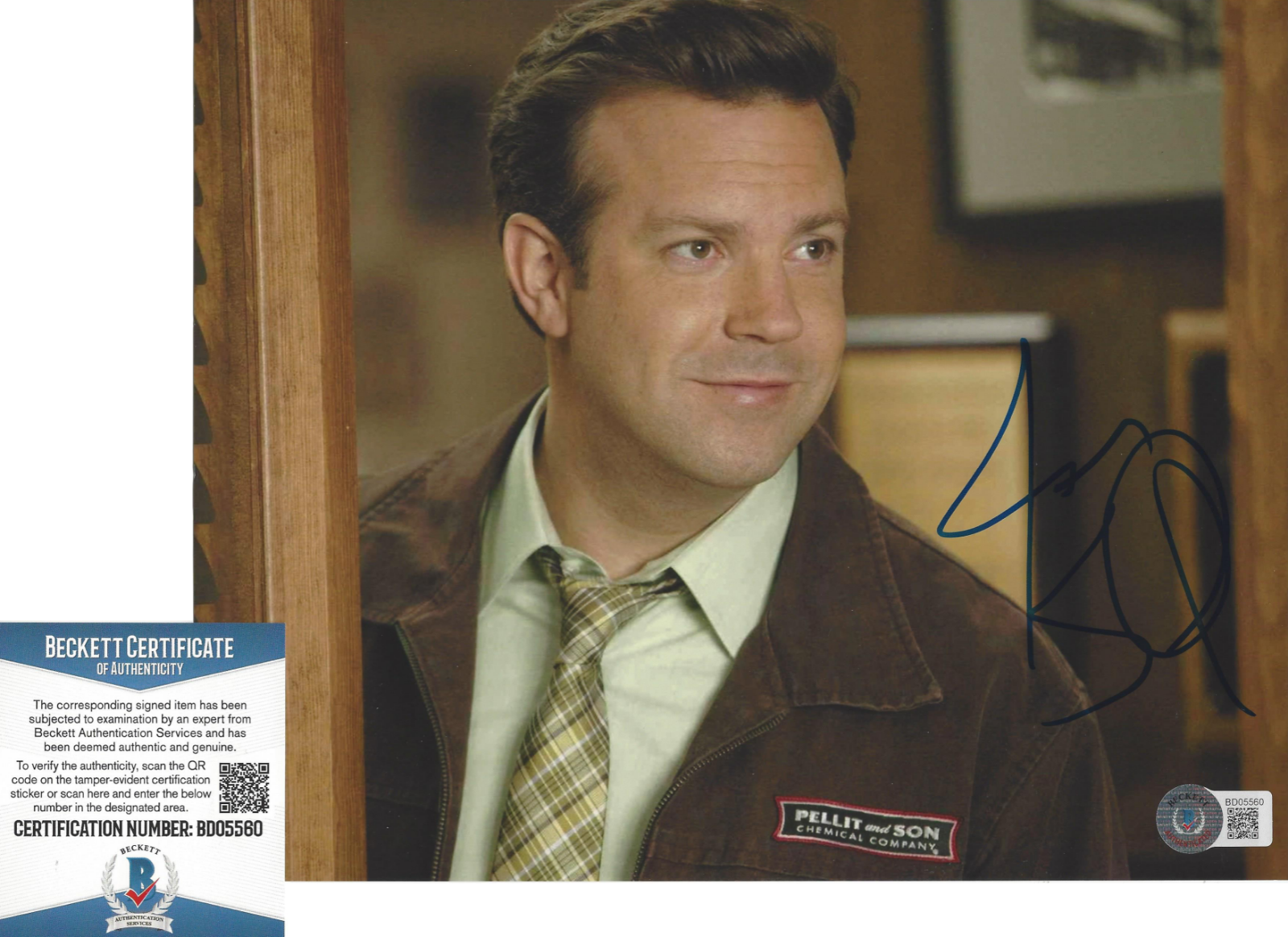 JASON SUDEIKIS SIGNED 'HORRIBLE BOSSES' 8x10 MOVIE Photo Poster painting C ACTOR BECKETT COA BAS