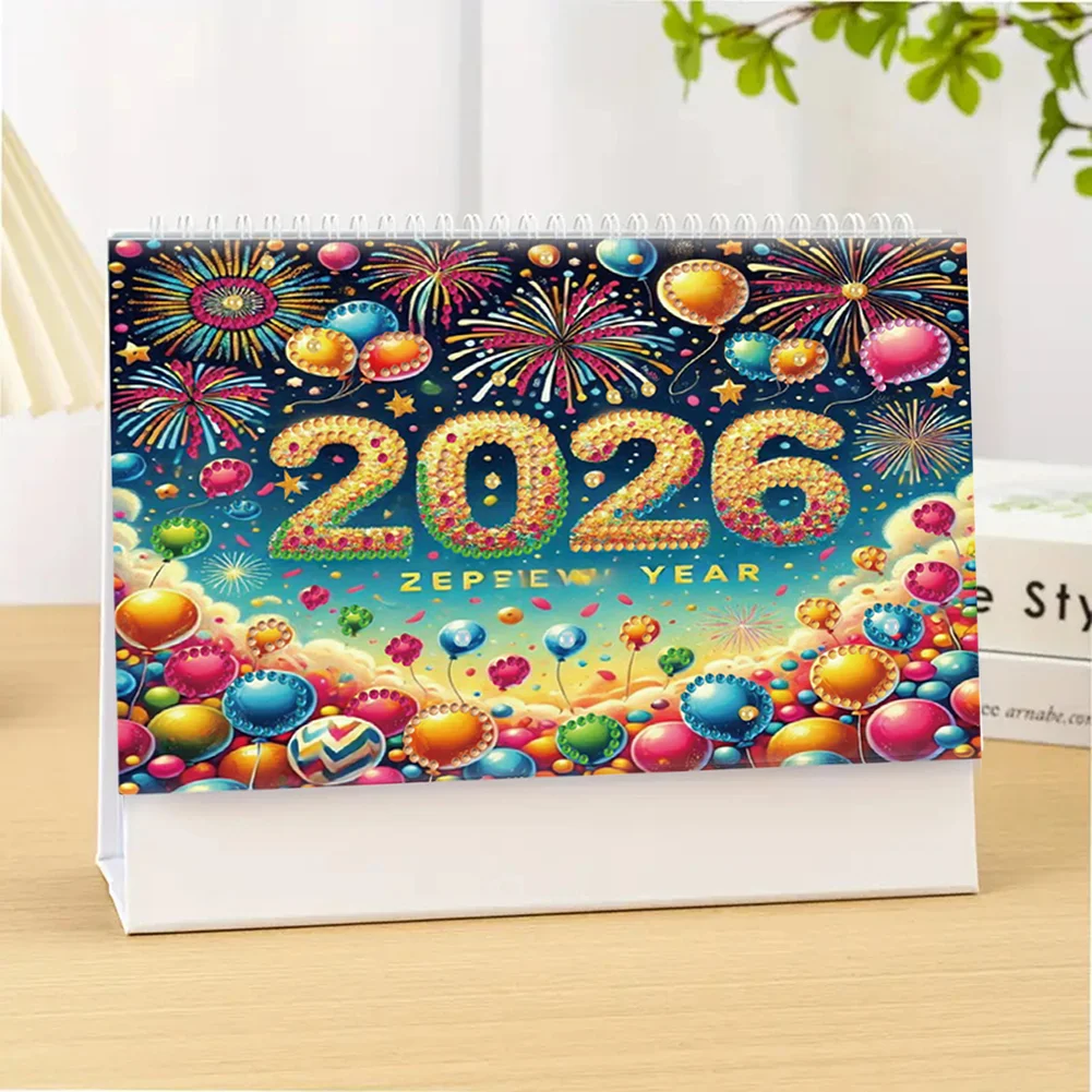 5D/DIY Calendar Crystal Painting Desk Calendars Kit Diamond Decorations Calendar