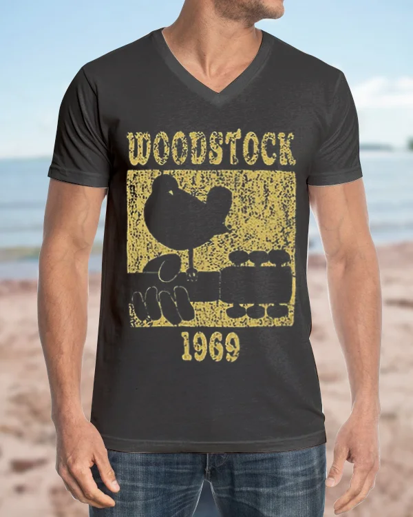 🔥kukelife🔥Bird And Guitar Music Woodstock Men's Tee