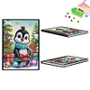 Weihnachtspinguin - 5d DIY Basteln Notizbuch