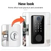 Biometric Bluetooth-compatible Anti-theft Fingerprint Password IC Card Door Lock