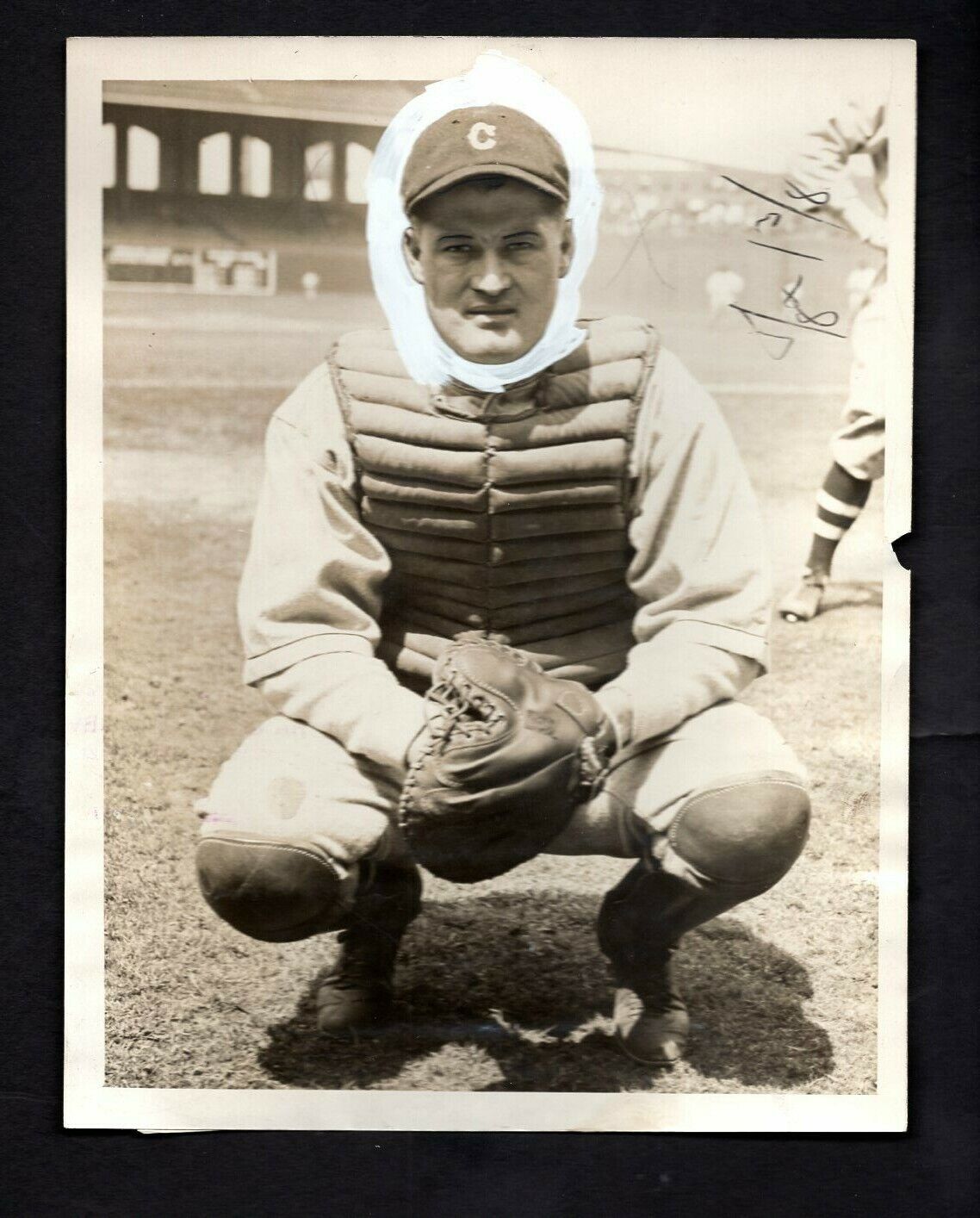 Chick Autry 1929 Type 1 Press Photo Poster painting traded from Indians to Chicago White Sox