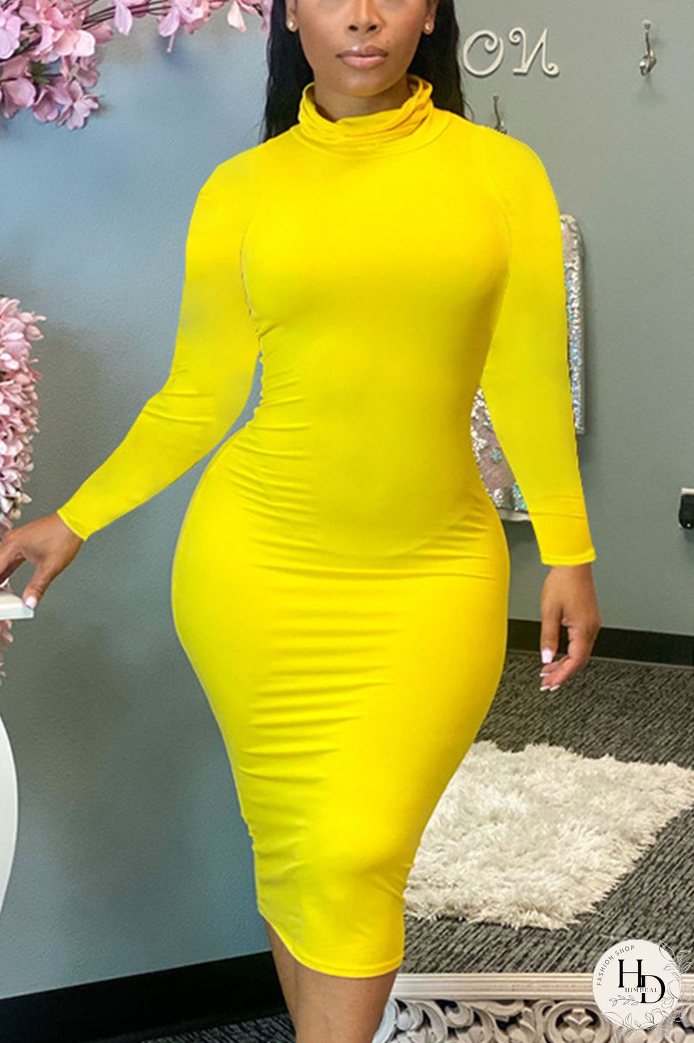 Red Sexy Solid Patchwork O Neck Pencil Skirt Dresses