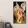 Kit de peinture diamant&eacute;e Angel Full DIY 5D carr&eacute; pour adulte 40*70cm
