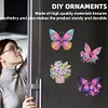 12PCS DIY Diamond Art Refrigerator Sticker for Decor (Flower Basket)