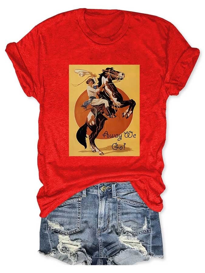 Casual Print Short Sleeve T-Shirt