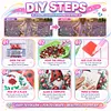 Robe am&eacute;thyste de champ lavande dame kits de peinture en diamant partiel DIY en forme sp&eacute;ciale pour adultes d&eacute;butants d&eacute;coration int&eacute;rieure peintures diamants 11,81 x 11,81 pouces
