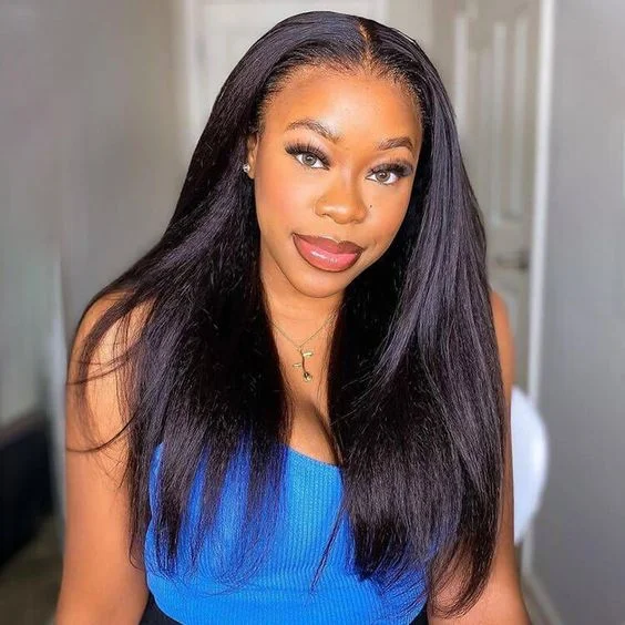 FREE SHIPPING YVONNE Premium Grade Yaki Straight 3/4 Bundles/lot Virgin Hair Weaves 