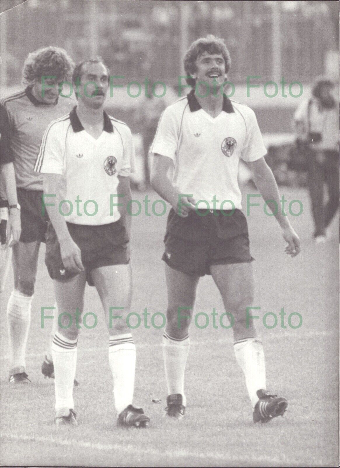 Stielike - Hannes - Schumacher - World Cup Spain 82 - Football Press Photo Poster painting