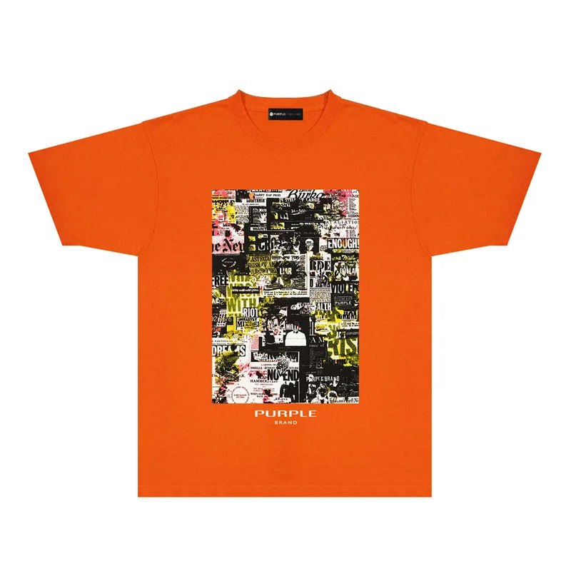 Purple fashion T-shirt