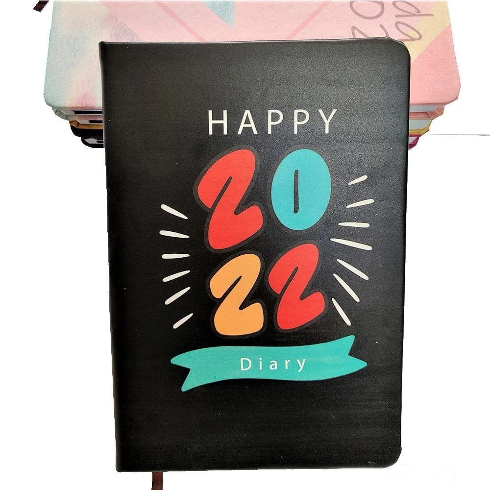 New A5 2022 Planner Agenda Notebook Goals Habit Schedules Stationery Office School Supplies dropshipping