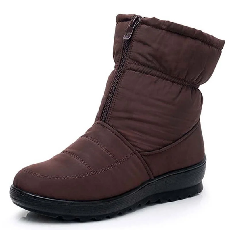 Women Boots Waterproof Shoes For Woman Furry Women's Winter Boots Female Women Shoes Platform Shoes Female Footwear Large Size