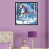 (50*50cm)Christmas Horse - Full Round Drill Diamond Painting