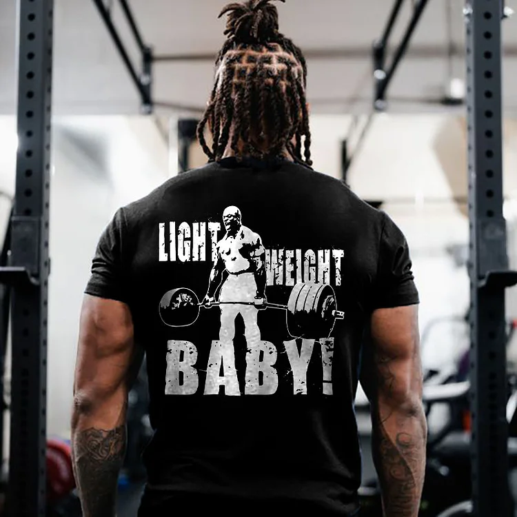 Light Weight Baby! Printed Men's T-shirt