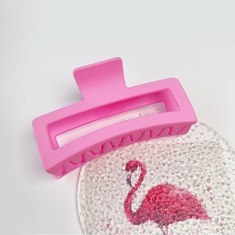 Women’s IG Style Solid Color Plastic Hair Claws