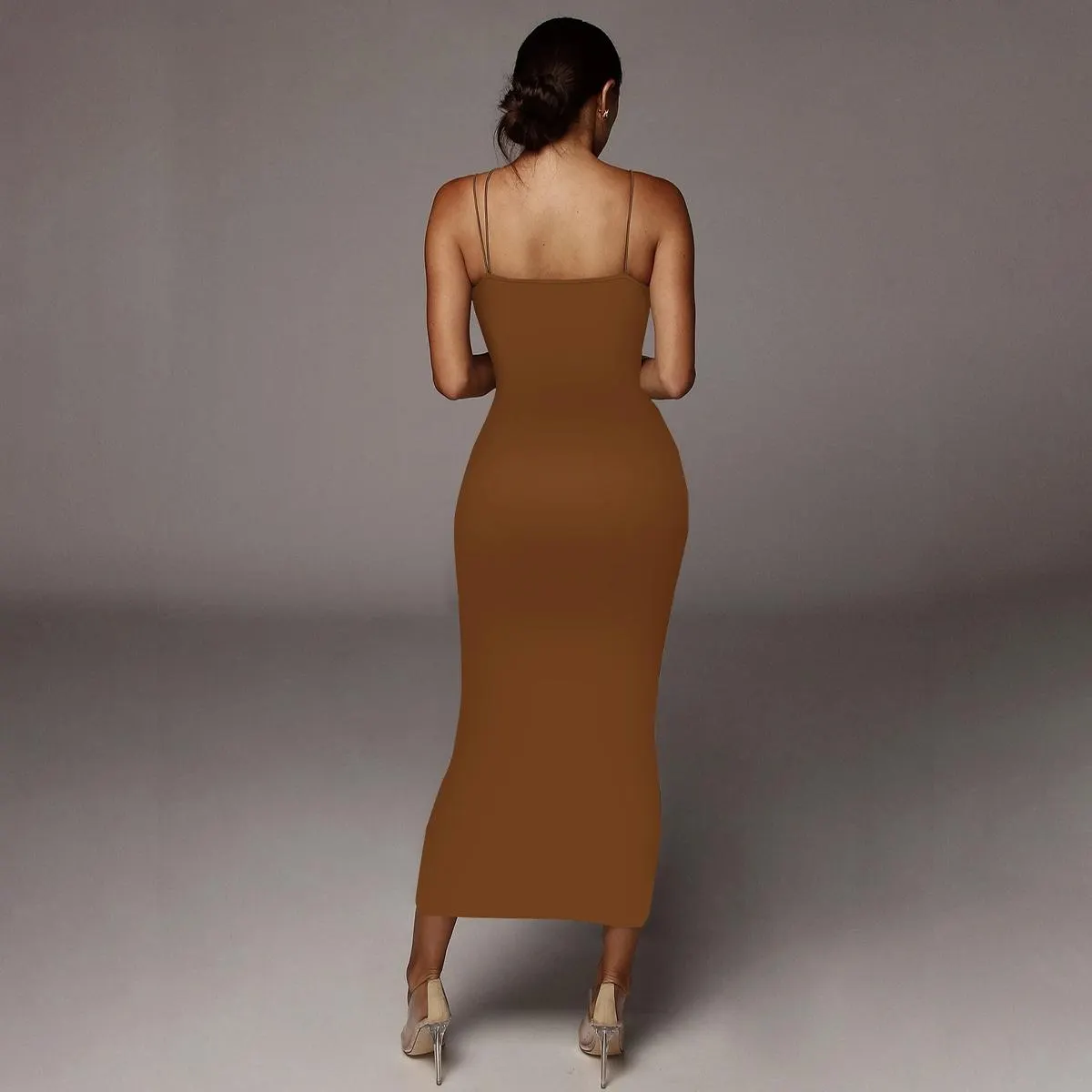 Women's All Over Leopard Print Asymmetrical Cami Dress, Elegant Sleeveless Spaghetti Strap Bodycon Fit Dress for Party Club Night Out, Fashion Chic Sundress, Ladies Summer Clothes, Midi Dress, Womenswear (Light&thin fabic) Women's All Over Leopard Print Asymmetrical Cami Dress, Elegant Sleeveless Spaghetti Strap Bodycon Fit Dress for Party Club Night Out, Fashion Chic Sundress, Ladies Summer Clothes, Midi Dress, Womenswear (Light&thin fabic)