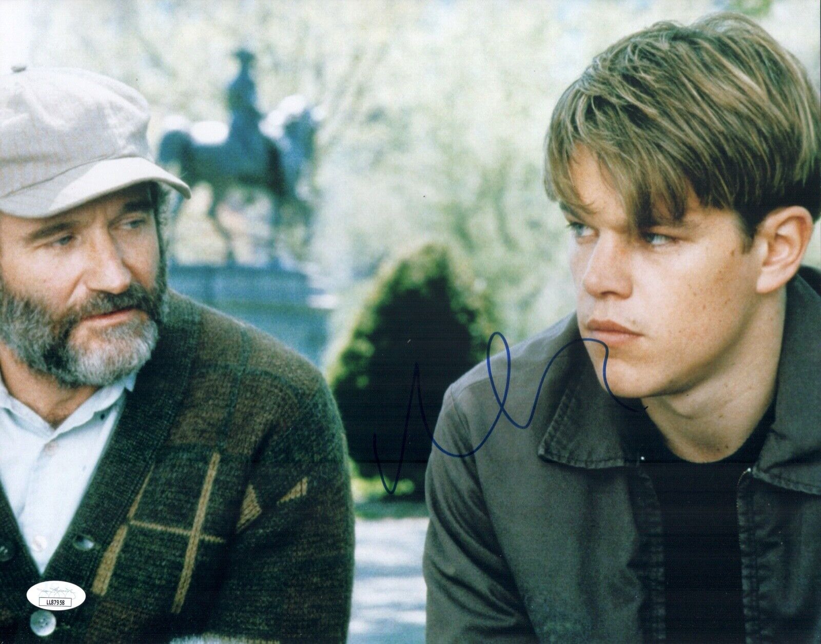 MATT DAMON Signed GOOD WILL HUNTING 11x14 Photo Poster painting Autograph JSA COA Cert