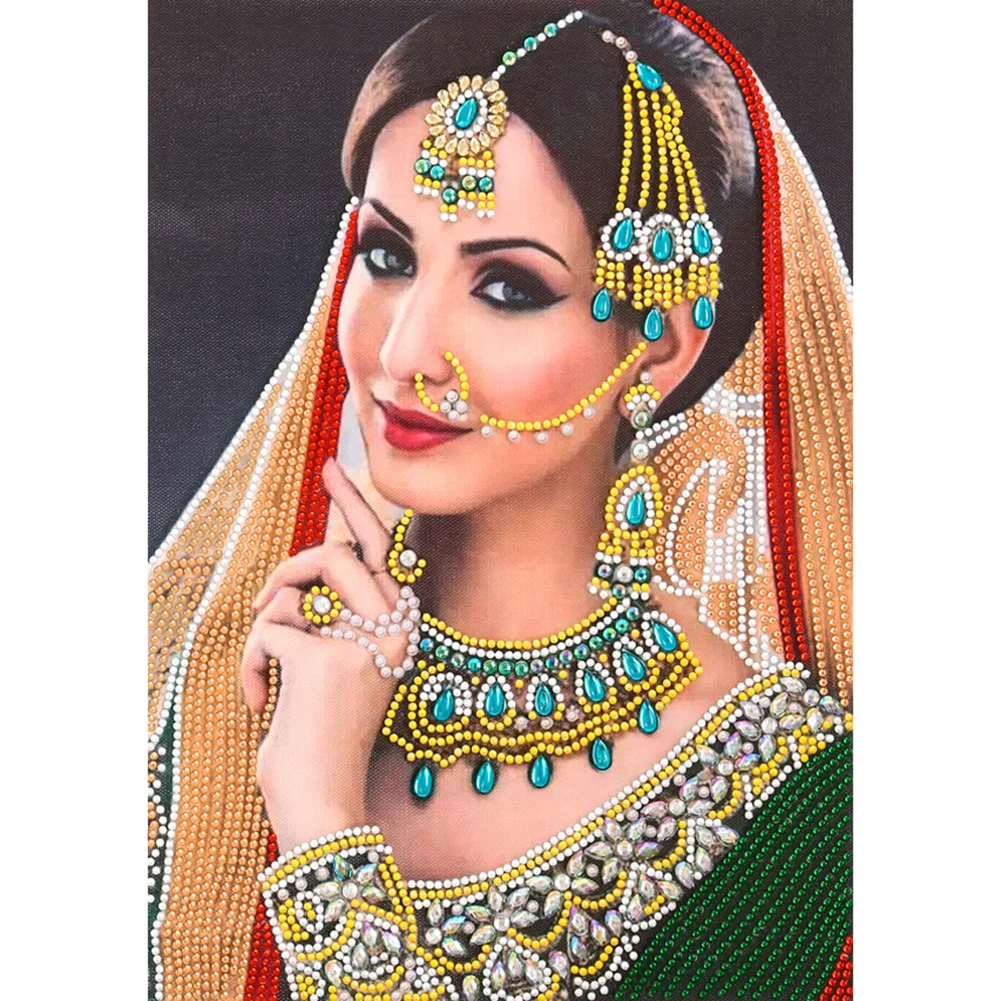 Diamond Painting - Special Shaped Drill - Beauty(30*40cm)