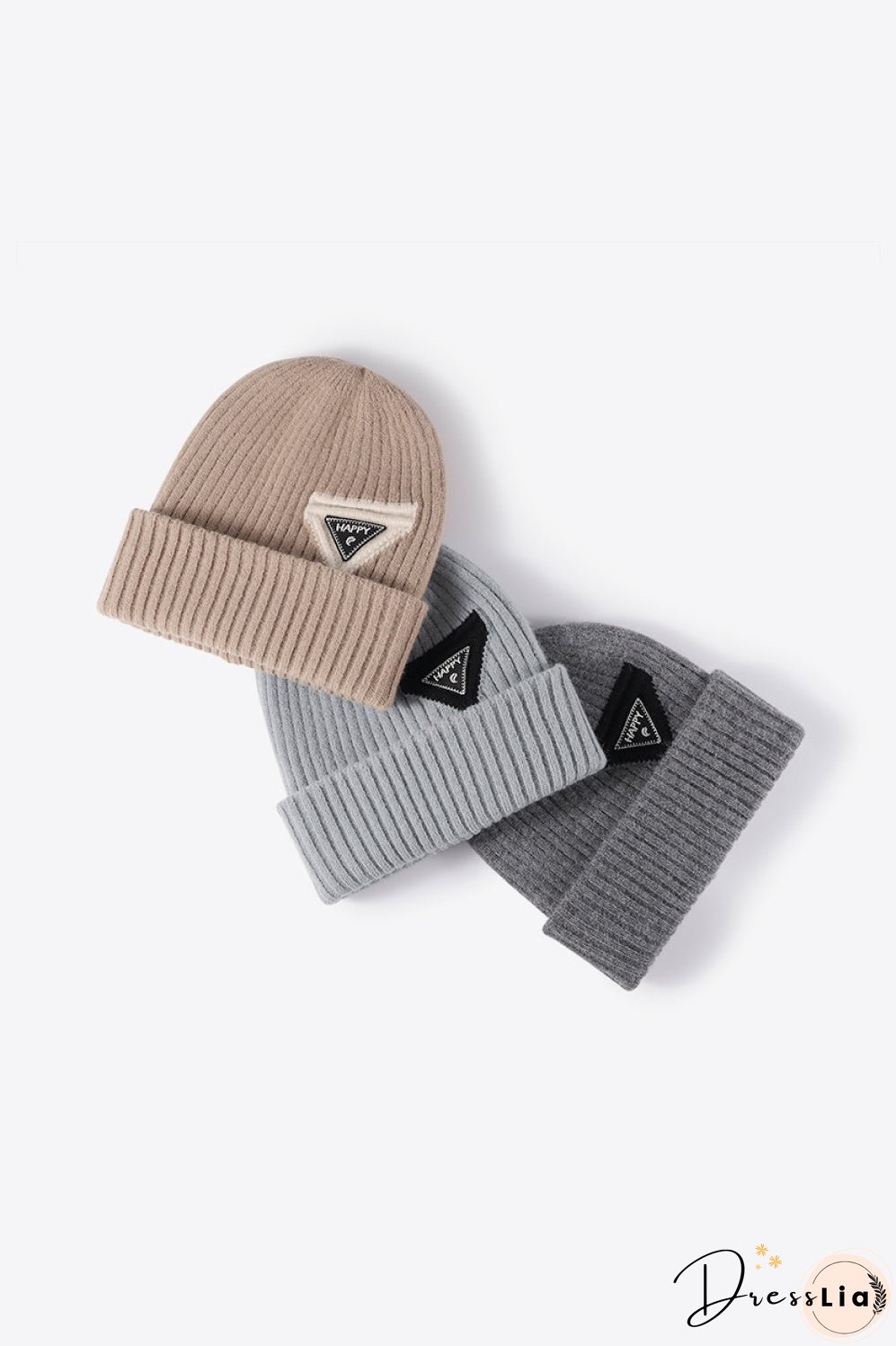 HAPPY Contrast Beanie