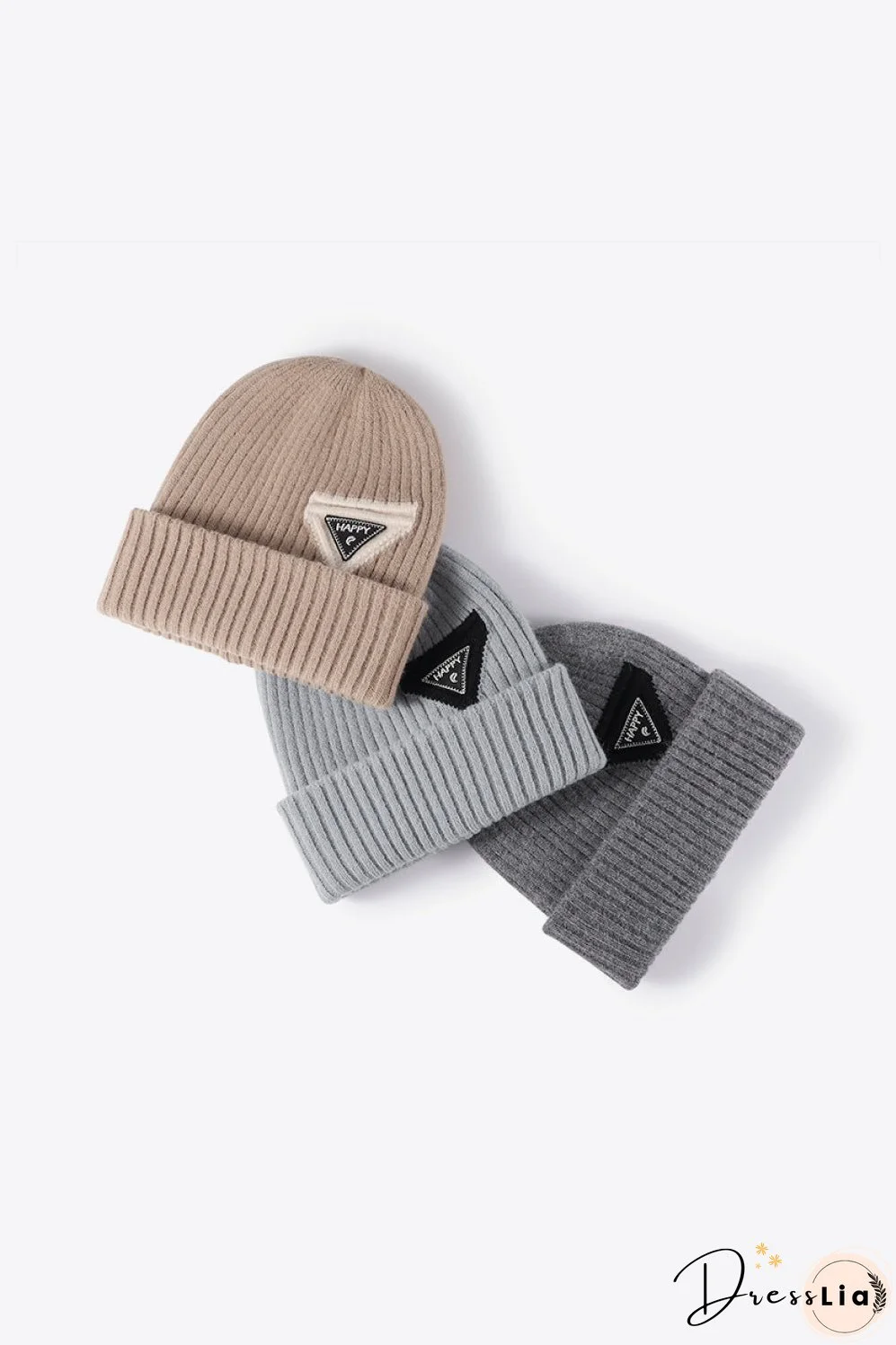 HAPPY Contrast Beanie
