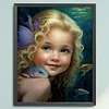 uk.everydayedeals (Limited Stock)11CT Full Stamped&nbsp;Cross Stitch - Girl (40*50CM)
