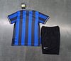 Joyfball 2009/2010 Kids Size Retro Internazionale Milan Home Football Shirt 1:1 Thai Quality