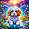 Diamond Painting -DIY Full Round Drill Dog