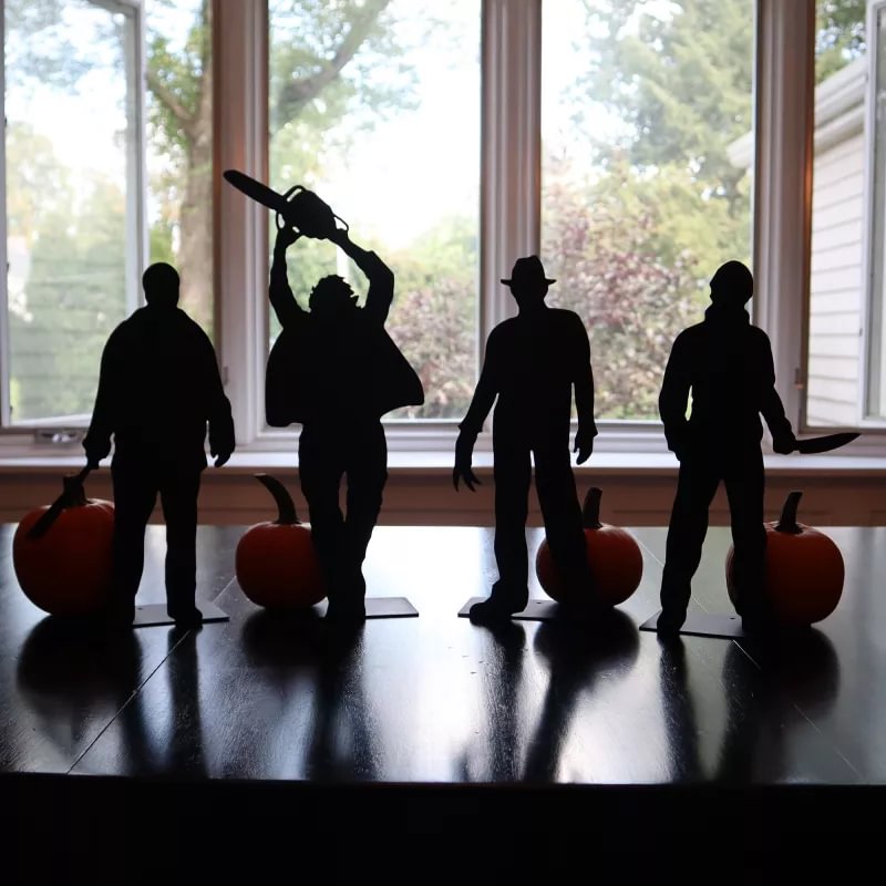 Halloween Table Top Shadow Figures Set of Four