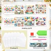 6Pcs carte de voeux d&rsquo;anniversaire-bricolage