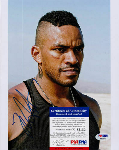 Laz Alonso as Fenix Calderon signed Fast & Furious 8x10 Photo Poster painting PSA COA